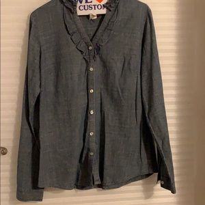Cute Jean shirt- wears with anything!!
